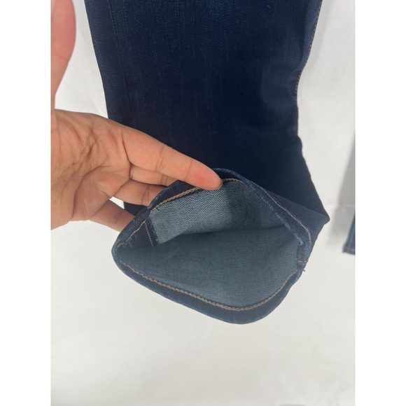 Lucky Brand Lolita Crop Jeans Womens 30 Blue Denim Cotton Dark Wash Skinny Leg - Picture 5 of 14